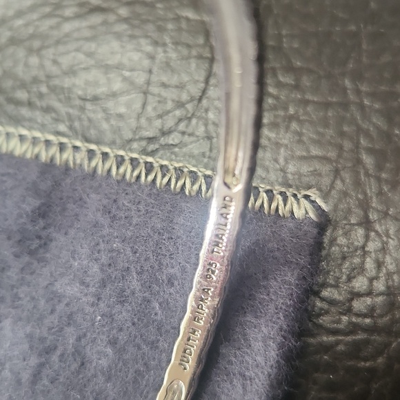 Judith Ripka Silver Textured Bracelet - Picture 2 of 3